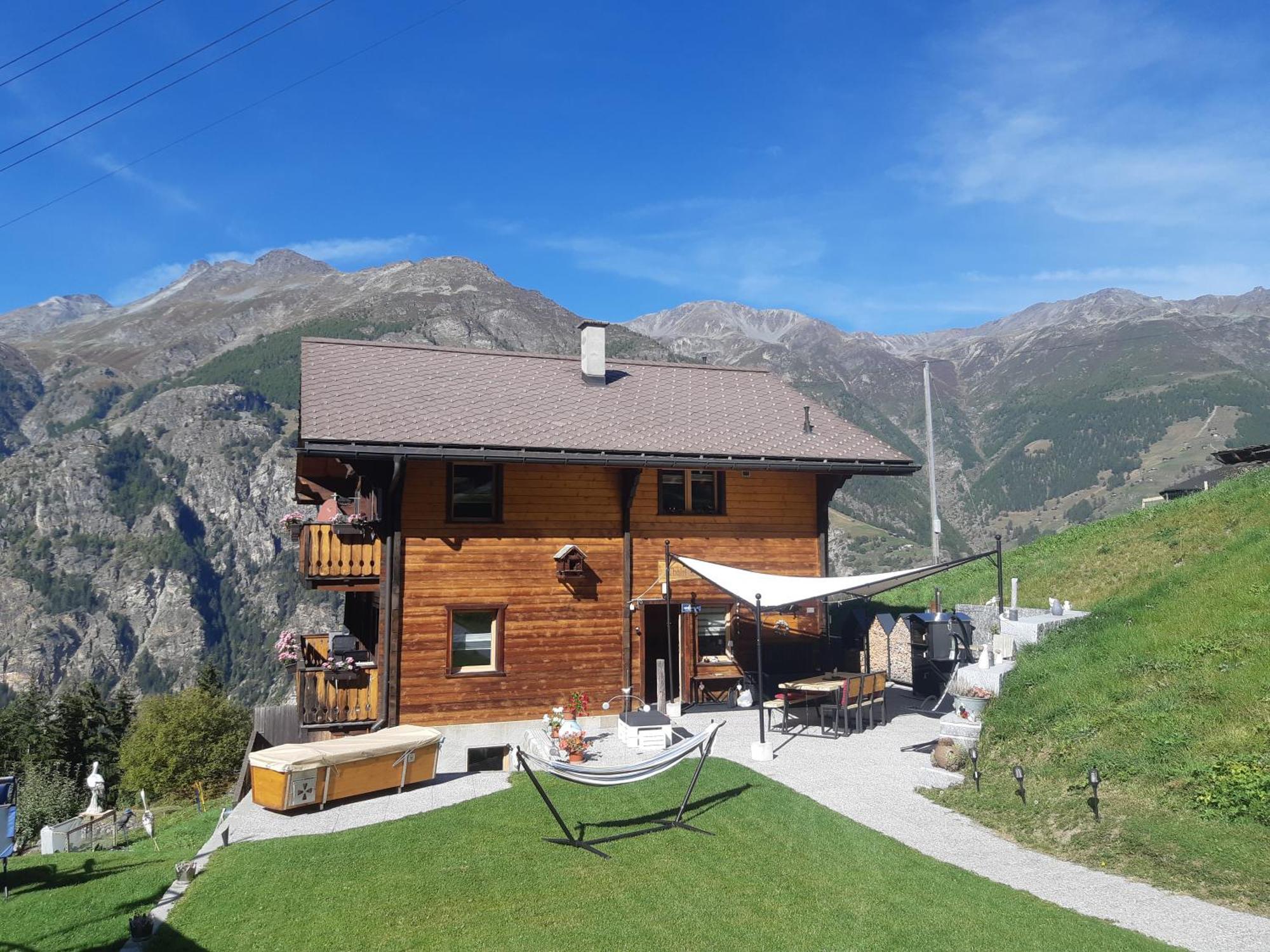 Ferienwohnung Riebe 331 Grächen Exterior foto